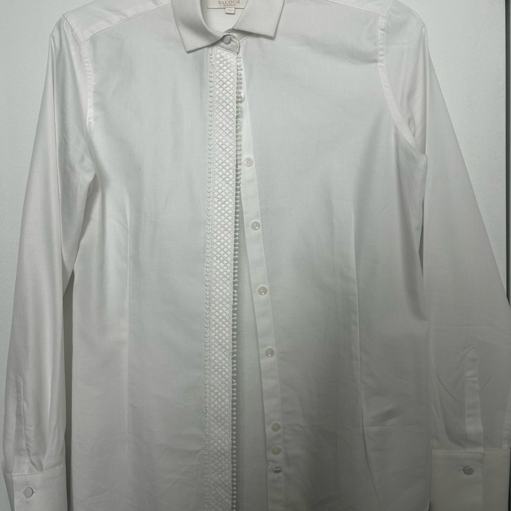 Elegant White Button Down Shirt for Women